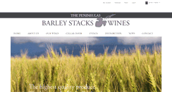 Desktop Screenshot of barleystackswines.com